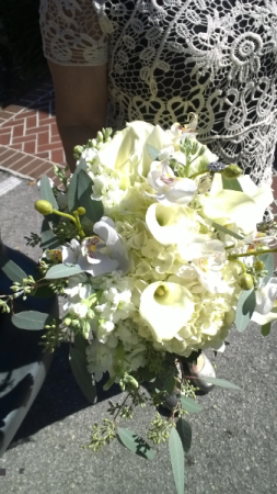 White Hydrangea calla lily bridal in Lecanto, FL - FLOWER TIME