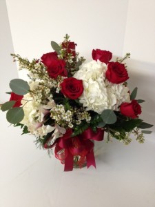 Hydrangeas and Roses  Fresh cut flowers 