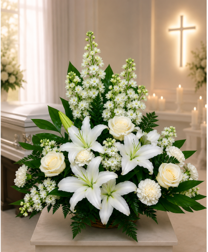 White Light of Memory Call Us for Faster Service & Daily Specials: (915) 303-8500 Text Us to Order Anytime: (915) 505-3708 Your trusted source for Flowers & Delivery in El Paso TX 