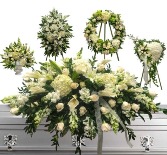 White Mixed 5 Piece Sympathy Set 