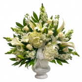 White Pedestal Arrangement 