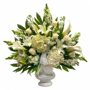 White Pedestal Arrangement 
