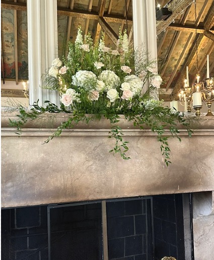 White & Pink Elegance  Reception 