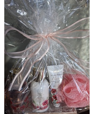 White Poppy Gift Set Bath Gift Set