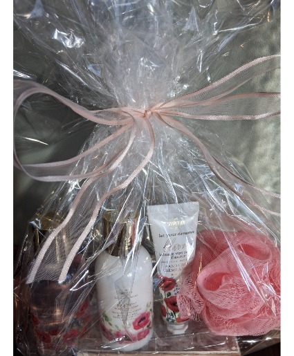 White Poppy Gift Set Bath Gift Set