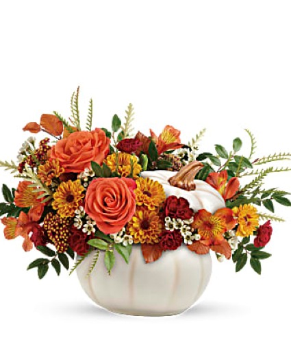 White Pumpkin Arrangement  