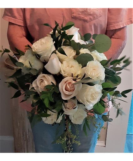 White Rose Bouquet 