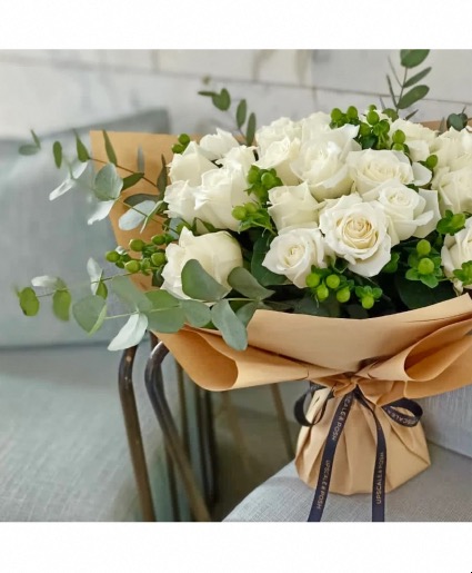 White Rose Bouquet 