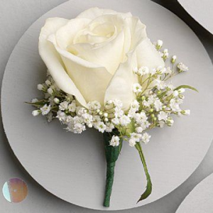 Rose Boutonniere  Available in other colors please call.
