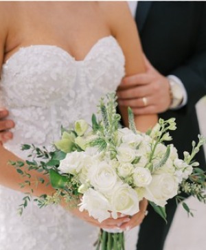 White Rose Bridal Bouquet  Bouqet 