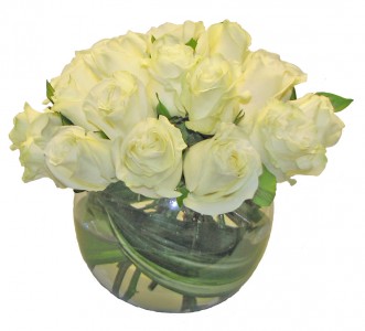 White Rose Bubble 