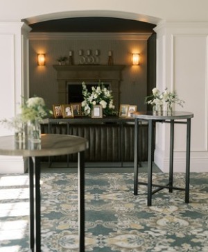 White Rose Bud Vases Centerpiece