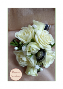 White Rose Corsage 