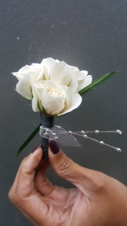 White Rose Glitter 