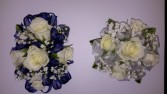White Rose Wrist Corsage 