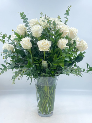 WHITE ROSES  ROSES