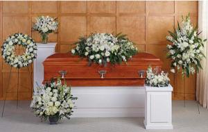 White Serenity Collection Deluxe  Funeral Collection 