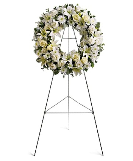 White Serenity Wreath 