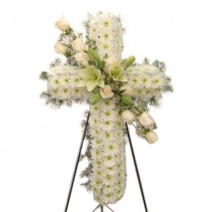 White Simplicity Standing Cross
