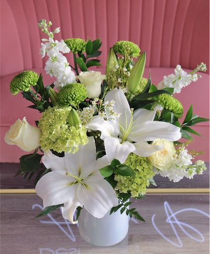White Simplicity Vase Arrangement