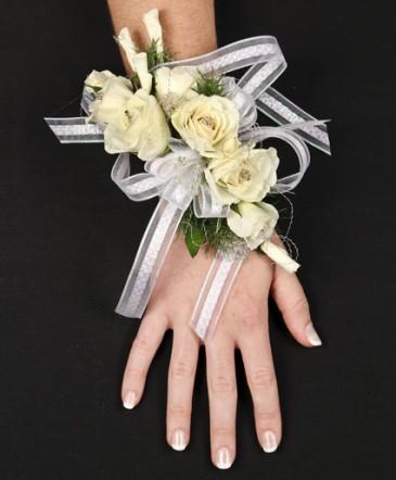 HIGH STYLE WHITE Corsage in Wilmington, DE | EVERLASTING BEAUTY FLORAL DESIGNS