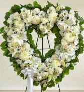 White Standing Open Heart Sympathy