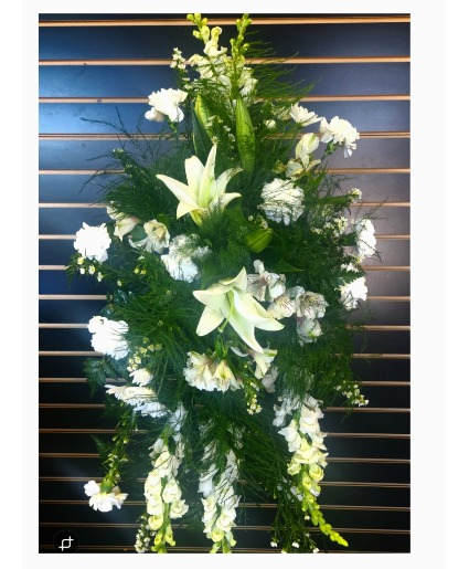 White Standing Spray 