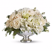 White Velvet Centerpiece