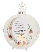 White Vintage Lantern Comfort and Light