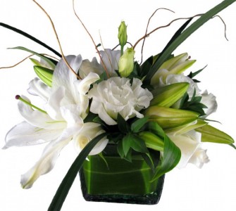 WHITE WARMTH SYMPATHY DESIGN in Fernandina Beach, FL | Dottie B Florist