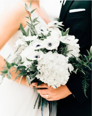 White Wedding Bridal Bouquet