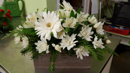 White White Winter Arrangement