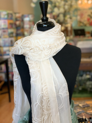 White Wrap/Scarf Gift Item