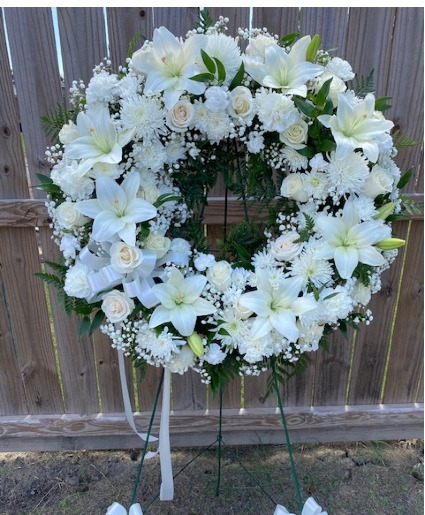 White Wreath Funeral
