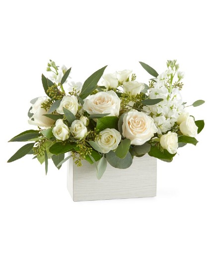 Fresh Linen Flower Arrangement