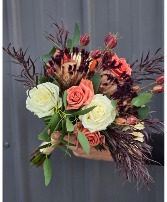 Wild and Romantic wedding bouquet