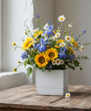 Wild Blue Enchanted Design