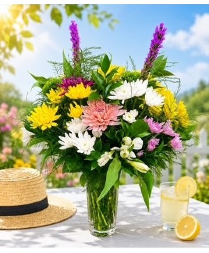 Summer Lemonade Yellow and Mix Spring Colors with no Roses