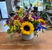 Wild Flower Medley Ceramic Arrangement