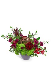Wild Merlot Flower Arrangement