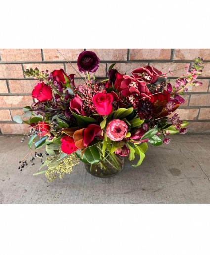 Wild Poppy Love  Luxe Vase Design 