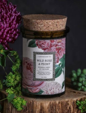 Wild Rose & Peony Candle