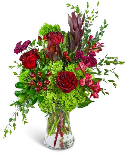 Wild Rosewood Flower Arrangement