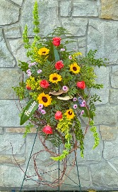 Wild Sunflowers Standing Spray 