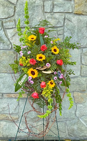 Wild Sunflowers Standing Spray 