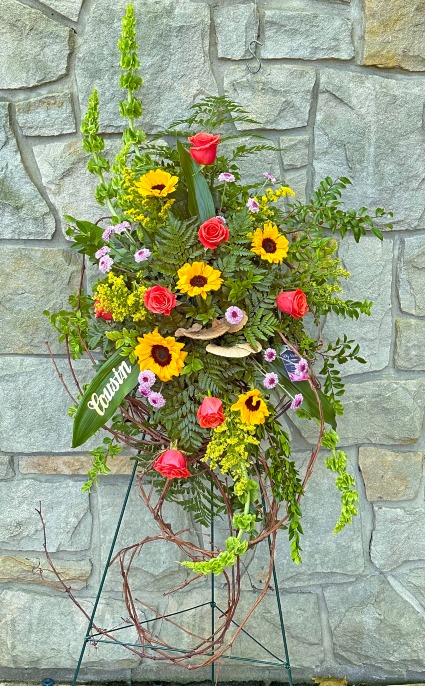 Wild Sunflowers Standing Spray 