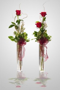 Bud Vase One, Two or Three Rose Budvase