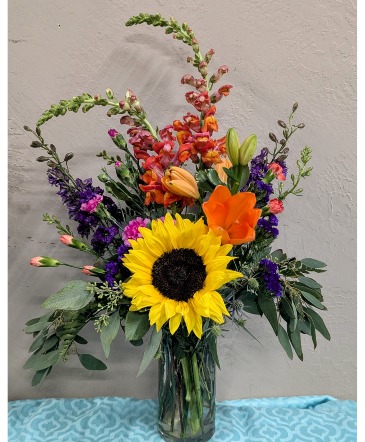 Wild Things  Vase arrangement  in Bend, OR | AUTRY'S 4 SEASONS FLORIST