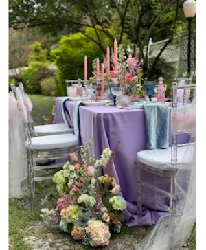 Wildflower 103 Guest Table 2 Reception Tables
