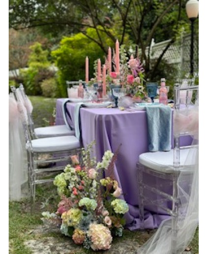 Wildflower 103 Guest Table 2 Reception Tables